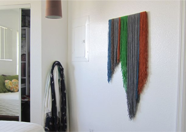 Yarn Wallhanging DIY | Moss Points North